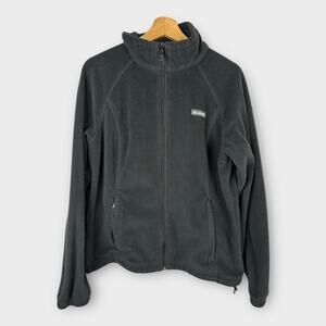 Columbia Womens size XL Benton Springs Full Zip Fleece Black Jacket 1372111